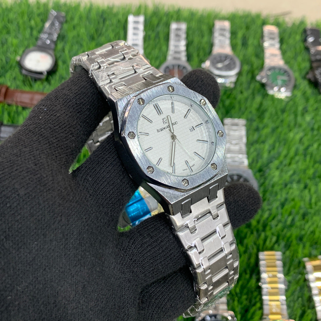 AP Silver with White Dial Master Quality