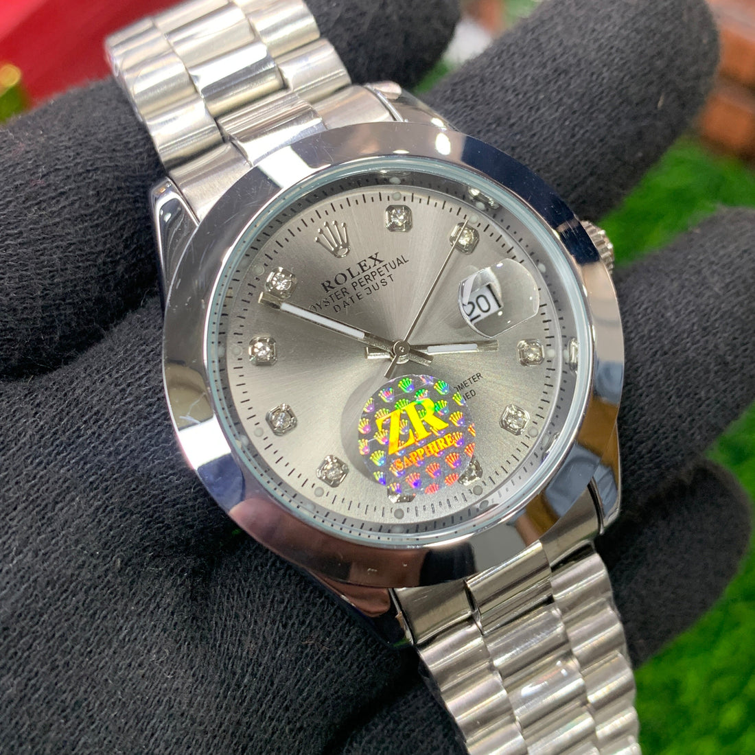 RLX - Datejust Silver with Brown Dial - A+ Quality