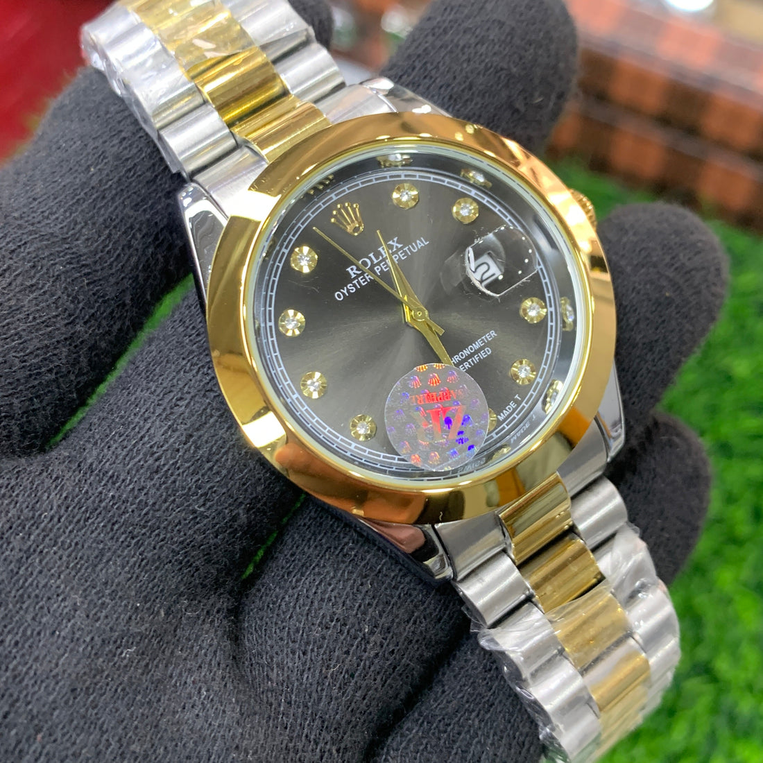 RLX - Datejust Twotone with Black Dial - A+ Quality