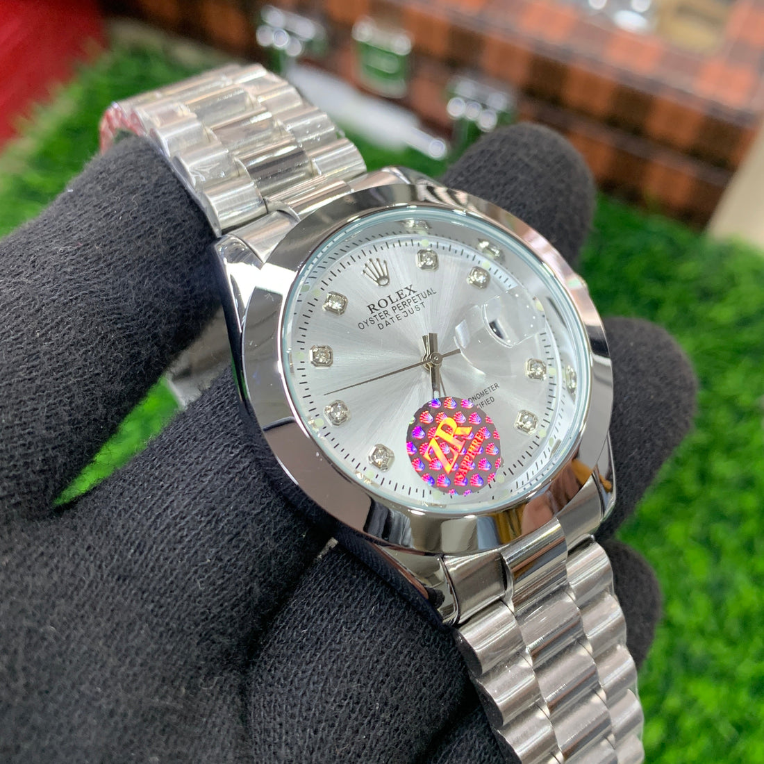 RLX - Datejust Silver with White Dial