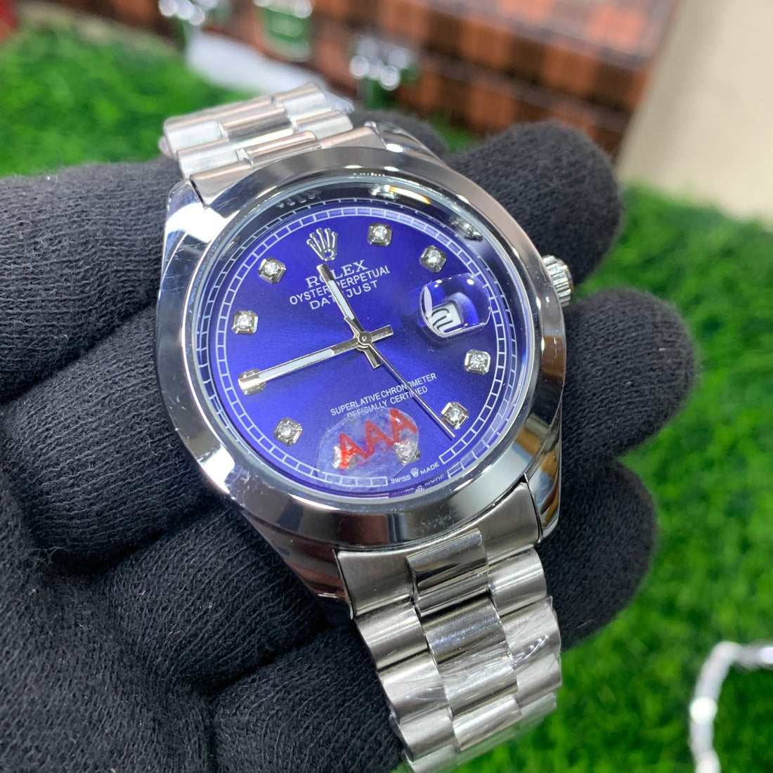 RLX - Datejust Silver with classic Blue Dial - A+ Quality