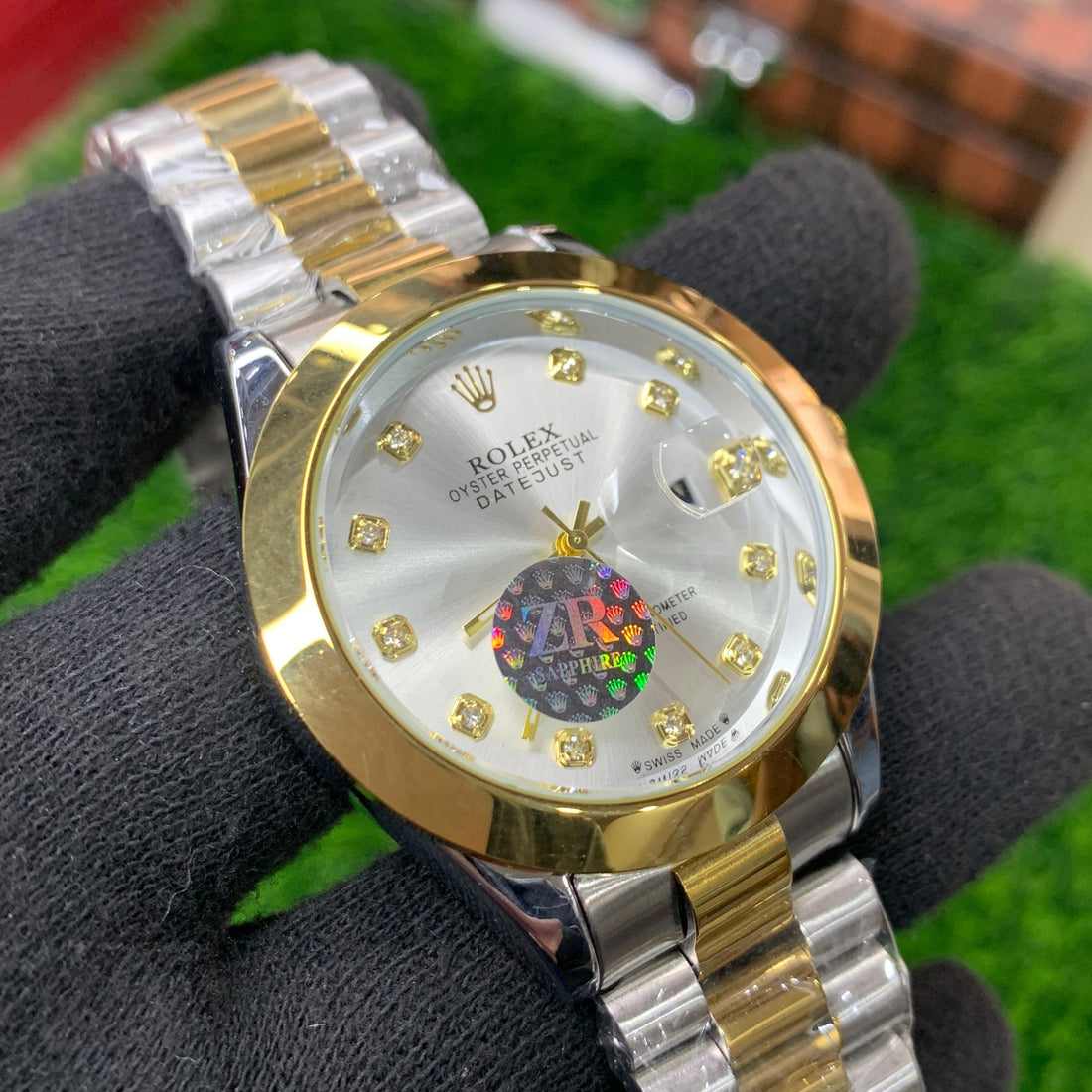 RLX - Datejust Twotone Silver Gold with White Dial