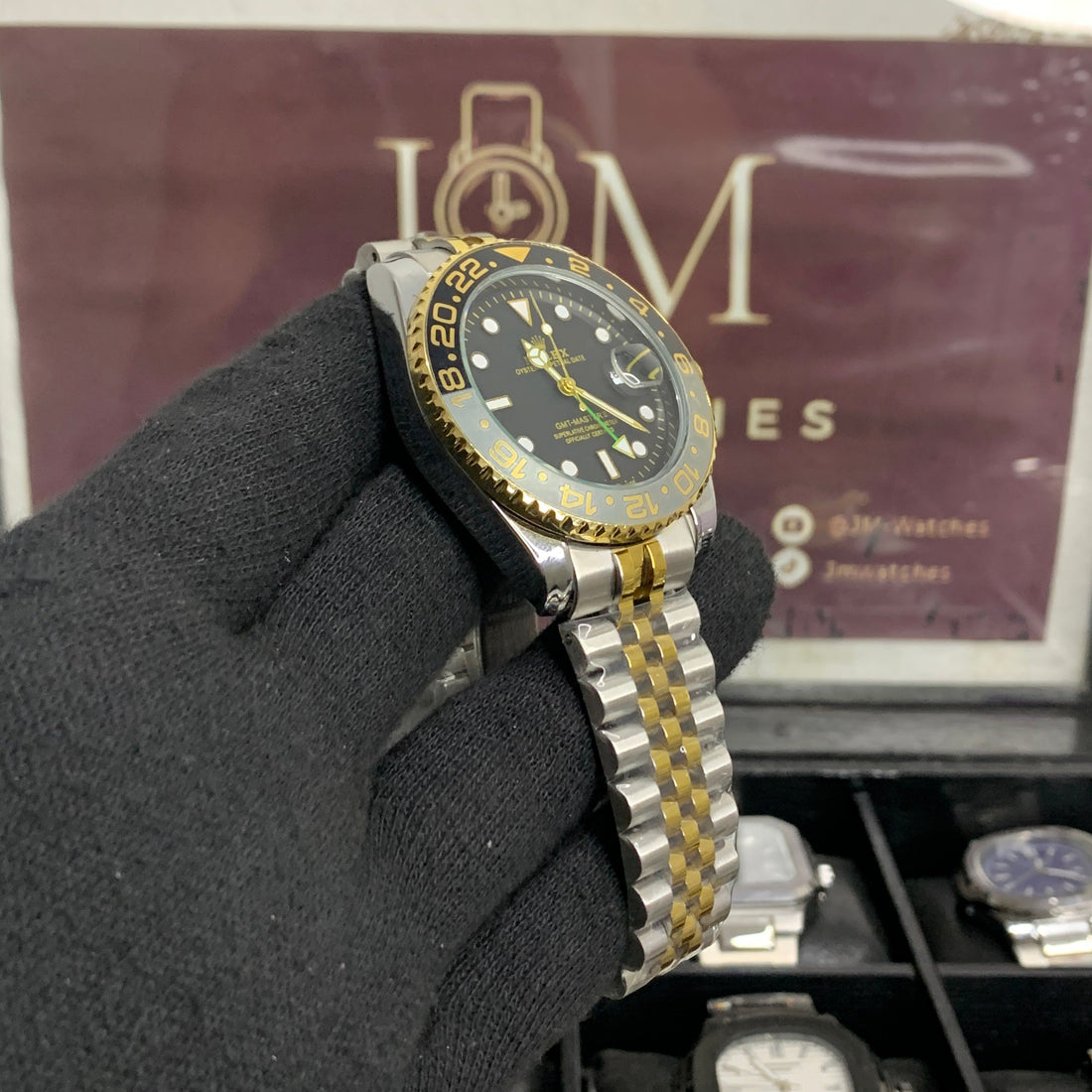 RLX GMT two-tone with Black dial - (Trending)