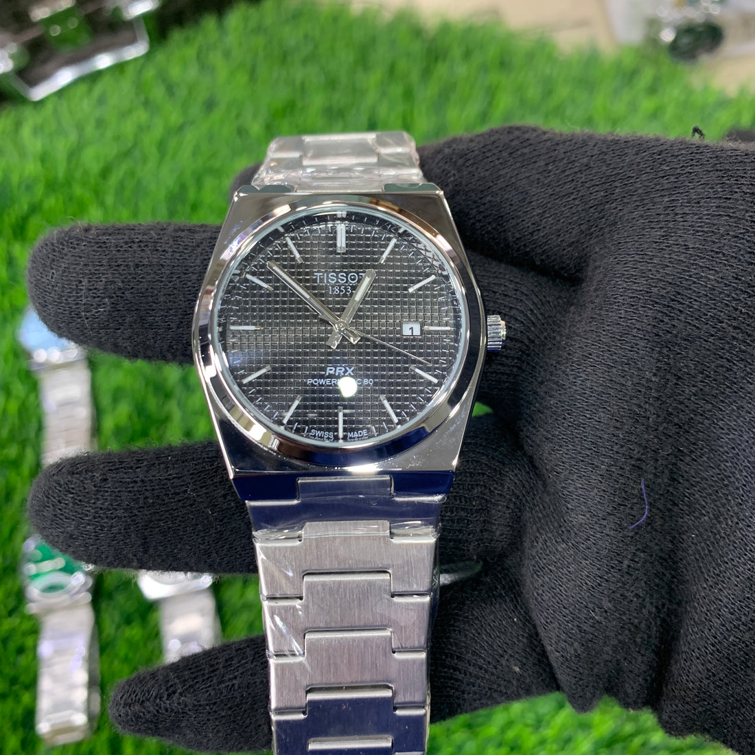 Tissot PRX 1853 Silver with black dial
