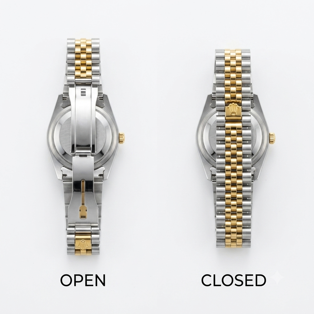 RLX Datejust Watch with Jubilee Chain | Quartz Movement